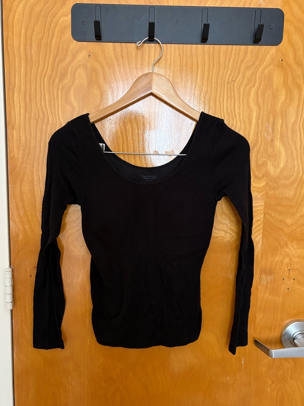 Uniqlo heat tech black long sleeve padded shirt